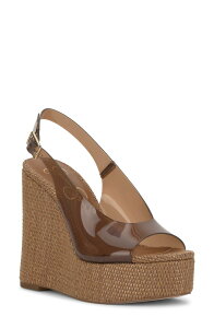 �W�F�V�J�V���v�\�� ���f�B�[�X �V���[�Y �q�[�� �v���b�g�t�H�[�� �T���_�� Jessica Simpson Kaliese Slingback Platform Wedge Sandal Tuscan Tan �^��