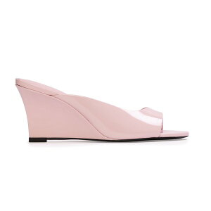 �u���b�N�X�G�[�h�X�^�W�I ���f�B�[�X �V���[�Y �T���_�� BLACK SUEDE STUDIO Arisha 70 Mule Powder Pink Patent Leather �s���N