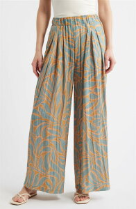 �E�B�b�g&�E�B�Y�_�� ���f�B�[�X �{�g���X ���M���X �v���[�c �p���c Wit & Wisdom Glider Skyrise Pleated Palazzo Pants Golden Glow/ Jade
