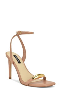 �i�C���E�F�X�g ���f�B�[�X �V���[�Y �T���_�� �A���N�� Nine West Props Ankle Strap Sandalight Natural