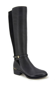 �P�l�X�R�[�� ���f�B�[�X �V���[�Y �u�[�c�E���C���u�[�c Kenneth Cole Lanica Knee High Boot Black Leather �u���b�N