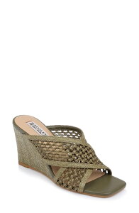 �o�b�h�O���C�~�b�V�J ���f�B�[�X �V���[�Y �q�[�� �T���_�� Badgley Mischka Collection Xandria Wedge Sandal Olive �I���[�u