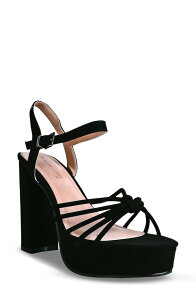 �^�b�`�A�b�v ���f�B�[�X �V���[�Y �q�[�� �v���b�g�t�H�[�� �T���_�� Touch Ups Tiara Platform Sandal Black �u���b�N