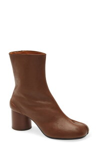 �}���^���}���W�F�� ���f�B�[�X �V���[�Y �u�[�c�E���C���u�[�c ���U�[ Maison Margiela Tabi Leather Boot Warm Coffee �R�[�q�[