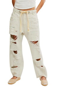 �t���[�s�[�v�� ���f�B�[�X �{�g���X �f�j���p���c �W�[���Y Free People We the Free Moxie Mid Rise Barrel Jeansea Mist