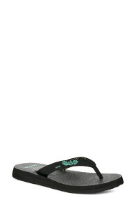 �T�k�[�N ���f�B�[�X �V���[�Y �T���_�� Sanuk Yoga Paradise II Flip Flop Black Paradise Palms �u���b�N