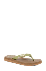 �T�k�[�N ���f�B�[�X �V���[�Y �T���_�� Sanuk Yoga Paradise II Flip Flop Sage Paradise Palms �Z�[�W