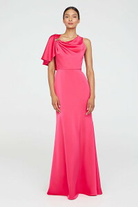�Z�C�A ���f�B�[�X �g�b�v�X �����s�[�X Theia Darcie Flutter Sleeve Gown Begonia