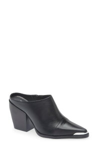 �V���R���u���[ ���f�B�[�X �V���[�Y �q�[�� Chocolat Blu Louie Mule Black Leather �u���b�N