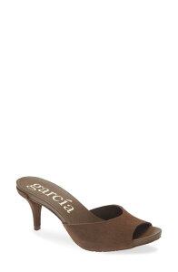 �y�h���K���V�A ���f�B�[�X �V���[�Y �q�[�� �T���_�� Pedro Garcia Welch Slide Sandal Chocolat Castoro