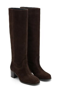 �}���S ���f�B�[�X �V���[�Y �u�[�c�E���C���u�[�c �g�[�� �X�G�[�h MANGO Suede Tall Boot Chocolate �`���R���[�g