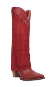 �f�B���S ���f�B�[�X �V���[�Y �u�[�c�E���C���u�[�c Dingo Wild Fire Western Boot Red ���b�h