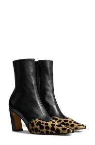 �J�C�g ���f�B�[�X �V���[�Y �u�[�c�E���C���u�[�c Khaite Nevada Square Toe Sock Bootie Camel / Black �u���b�N