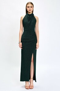 �o���A�[�m ���f�B�[�X �g�b�v�X �����s�[�X �n�C�l�b�N �}�L�V Bariano Allie High Neck Cowl Maxi Emerald �G�������h