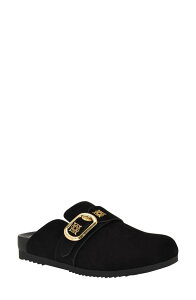 �Q�X ���f�B�[�X �V���[�Y �T���_�� GUESS Galavanta Clog Black �u���b�N