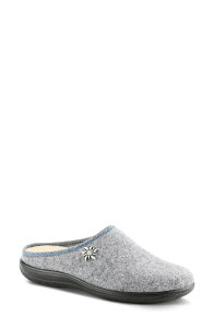 �t���N�T�X ���f�B�[�X �V���[�Y �T���_�� Flexus by Spring Step Loralee Scuff Slipper Grey �O���[