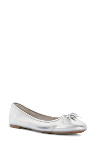 �f���[�������h�� ���f�B�[�X �V���[�Y �p���v�X Dune London Hallow Flat Silver �V���o�[