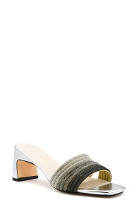 �^�b�`�A�b�v ���f�B�[�X �V���[�Y �q�[�� �T���_�� Touch Ups Isla Slide Sandal Silver �V���o�[