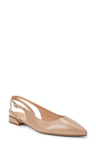 �u���[�m�}�O�� ���f�B�[�X �V���[�Y �p���v�X Bruno Magli Juliet Slingback Pointed Toe Flat Biscuit Patent