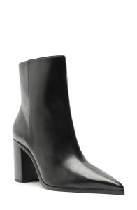 �V���b�c ���f�B�[�X �V���[�Y �u�[�c�E���C���u�[�c �q�[�� Schutz Mikki Pointed Toe Block Heel Bootie Black �u���b�N