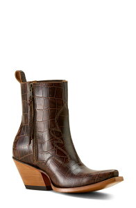 �A���A�g ���f�B�[�X �V���[�Y �u�[�c�E���C���u�[�c Ariat Jade X Toe Cowyboy Boot Luxespresso Croc Print