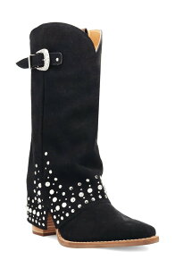 �f�B���S ���f�B�[�X �V���[�Y �u�[�c�E���C���u�[�c Dingo Howdy Honey Rhinestone Western Boot Black �u���b�N