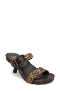 �A�b�V�� ���f�B�[�X �V���[�Y �q�[�� �T���_�� �h�J Ash Joey Embroidered Buckle Slide Sandal Africa