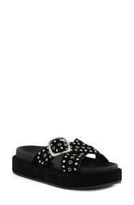 �Z�C�V�F���Y ���f�B�[�X �V���[�Y �T���_�� �v���b�g�t�H�[�� Seychelles Crushing Wave Platform Slide Sandal Black �u���b�N