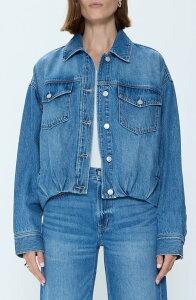 �s�X�g�[�� ���f�B�[�X �{�g���X �f�j���p���c �W���P�b�g Pistola Bibi Denim Trucker Jacket Heartfelt �f�j��
