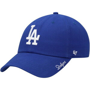 �t�H�[�e�B�[�Z�u�� ���f�B�[�X �A�N�Z�T���[ �X�q Women's '47 Royalos Angeles Dodgers Teamiata Clean Up Adjustable Hat Royal