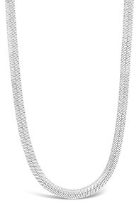�X�^�[�����O�t�H�[�G�o�[ ���f�B�[�X �A�N�Z�T���[ �l�b�N���X�E�`���[�J�[ ���[�X Sterling Forever Sterling Silver Thick Herringbone Chainecklace Silver �V���o�[