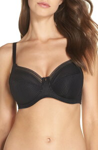 �t�@���^�W�[ ���f�B�[�X �A���_�[�E�F�A �u���W���[ Fantasie Fusion Underwire Side Support Bra Black �u���b�N