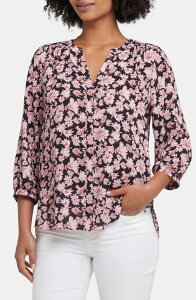 �G�k���C�f�B�[�W�F�C ���f�B�[�X �g�b�v�X �V���c NYDJ Pintuck Top Lilla Garden