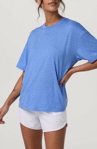 �r���I�[�� ���f�B�[�X �g�b�v�X T�V���c Vuori Energy Long T-Shirt Riviera Blue Heather �w�U�[