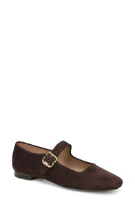 �T���G�f���}�� ���f�B�[�X �V���[�Y �p���v�X Sam Edelman Michaela Mary Jane Flat Cafe Noir