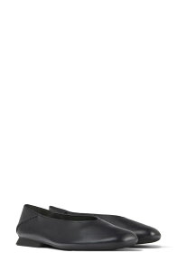 �J���y�[�� ���f�B�[�X �V���[�Y �p���v�X Camper Casi Myra Ballerina Flat Black Smooth �u���b�N
