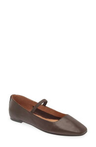 ���C�h�E�F�� ���f�B�[�X �V���[�Y �p���v�X Madewell The Greta Ballet Flat Chocolate Raisin �`���R���[�g