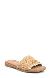 �G�X�G�t�G�t�e�B ���f�B�[�X �V���[�Y �T���_�� Sfft Elsa Slide Sandal Tan �^��