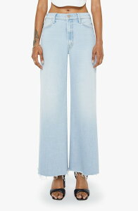 �}�U�[ ���f�B�[�X �{�g���X �f�j���p���c �n�C�E�G�X�g �W�[���Y MOTHER The Lil Husteroller Simp High Waist Fray Hem Jeans Bring The Cooler