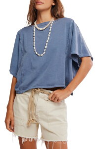 �t���[�s�[�v�� ���f�B�[�X �g�b�v�X T�V���c Free People Next Level Batwing Oversize T-Shirt Night Shadow