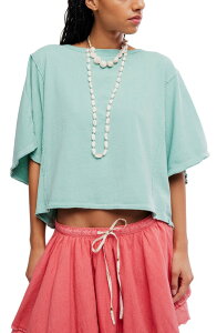 �t���[�s�[�v�� ���f�B�[�X �g�b�v�X T�V���c Free People Next Level Batwing Oversize T-Shirt Wasabi Sauce