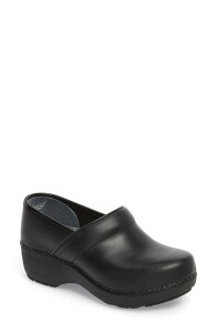 �_���X�R ���f�B�[�X �V���[�Y �T���_�� Dansko Pro XP 2.0 Clog Black Waterproof Leather �u���b�N