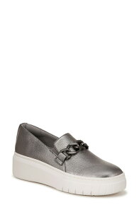 �i�`�����C�U�[ ���f�B�[�X �V���[�Y �X�j�[�J�[ �v���b�g�t�H�[�� Naturalizer Daphne Slip-On Platform Sneaker Pewter Leather �s���[�^�[