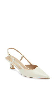 �X�`���A�[�g ���C�c�}�� ���f�B�[�X �V���[�Y �p���v�X Stuart Weitzman Vinnie 50 Slingback Pump Cream �N���[��