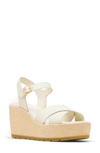 �\���� ���f�B�[�X �V���[�Y �T���_�� �v���b�g�t�H�[�� �A���N�� SOREL Sunpeak Ankle Straplatform Wedge Sandal Chalk/ Gum �`���[�N