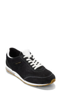 �R�[���n�[�� ���f�B�[�X �V���[�Y �X�j�[�J�[ Cole Haan GrandPro Energy Weave Runner Shoe Black Suede/ Leather �u���b�N