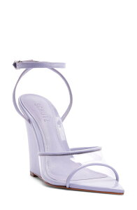 �V���b�c ���f�B�[�X �V���[�Y �T���_�� �A���N�� Schutz Elodie Ankle Strap Wedge Sandalavender Sky ���x���_�[