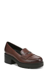 �i�`�����C�U�[ ���f�B�[�X �V���[�Y �p���v�X �v���b�g�t�H�[�� ���[�t�@�[ Naturalizer Penny Loafer Platform Pump Cappuccino Brown �u���E��