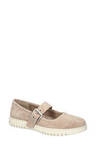 �x�����B�[�^ ���f�B�[�X �V���[�Y �p���v�X Bella Vitastro Mary Jane Flat Almond Suede