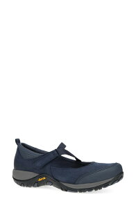 �_���X�R ���f�B�[�X �V���[�Y �p���v�X Dansko Primrose Flat Navy Burnished Suede �l�C�r�[